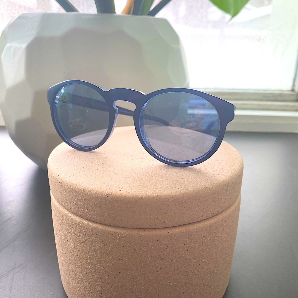 Retro Superfuture Cobalt Blue Sunglasses
